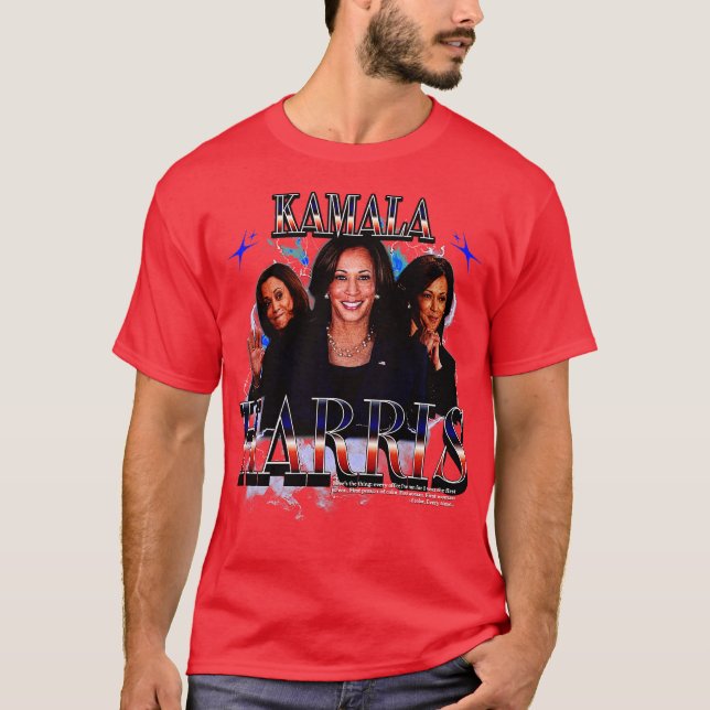 Kamala Bootleg Design T Shirt (Framsida)