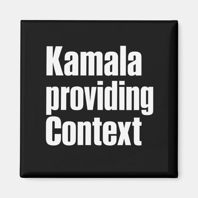 Kamala Brat Lime Green Providing Context Magnet (Framsidan)