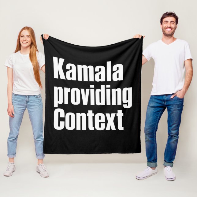 Kamala Brat Limegrön Tillhandahåller Kontext Fleecefilt (På plats)