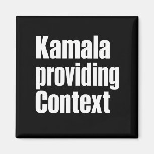 Kamala Brat Limegrön Tillhandahåller Kontext Magnet