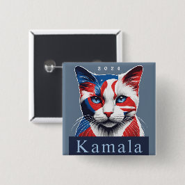 Kamala Cat 2024 Amerikanska valdemokrat Knapp