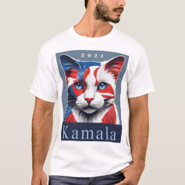 Kamala Cat 2024 Amerikanska valdemokrat T Shirt