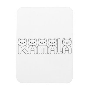 Kamala Cat Brev president 2024 Magnet