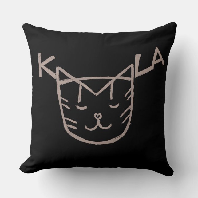 Kamala Cat Pillow Kudde (Framsida)