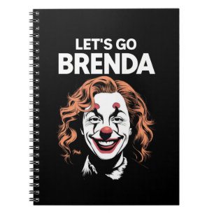Kamala Clown Låt oss Go Brenda Anteckningsbok