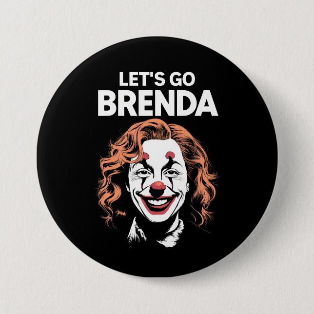 Kamala Clown Låt oss Go Brenda Knapp (Framsida)
