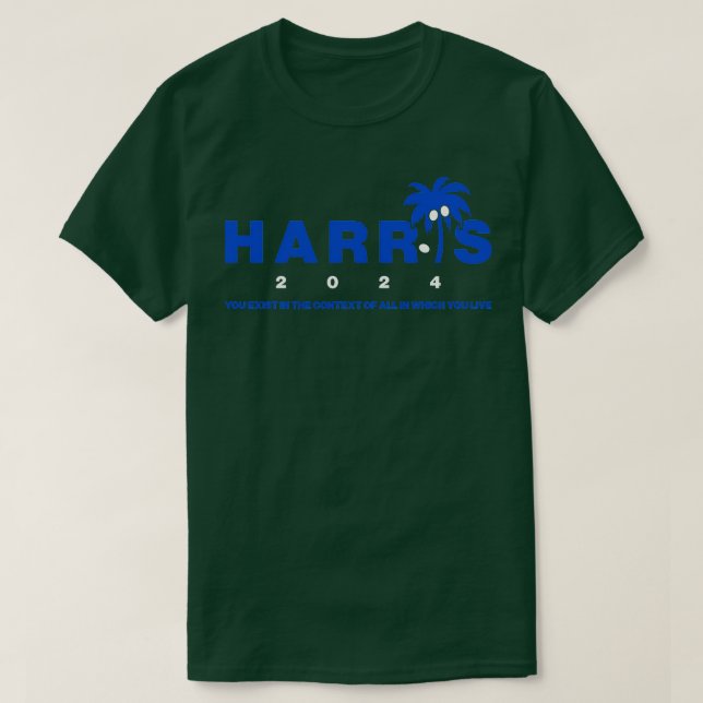 Kamala Coconut Träd Meme 2024 T Shirt (Design framsida)