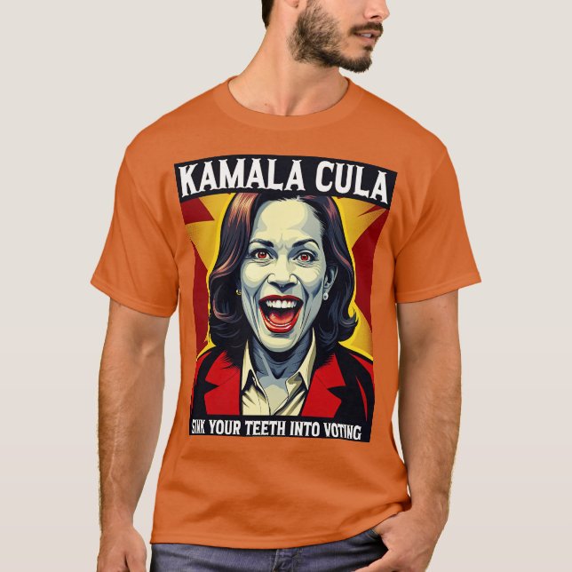 kamala cula sink your teeth into voting Election U T Shirt (Framsida)
