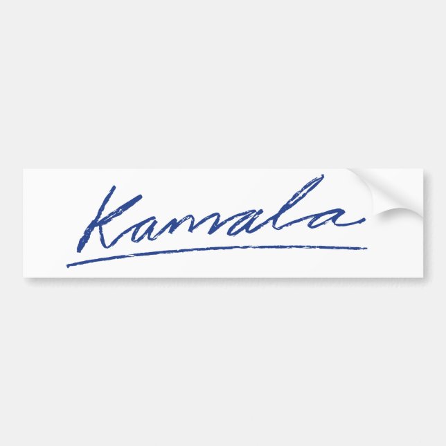 Kamala Cursive Bildekal (Framsidan)