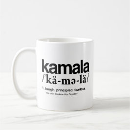 Kamala Definition - Tuff Principled Fearless Kaffemugg