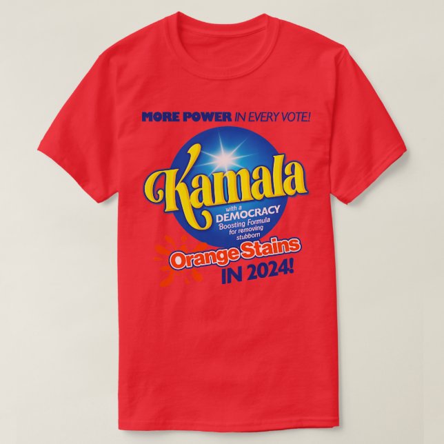 Kamala Detergent for remove Stubborn Orange Stai T Shirt (Design framsida)