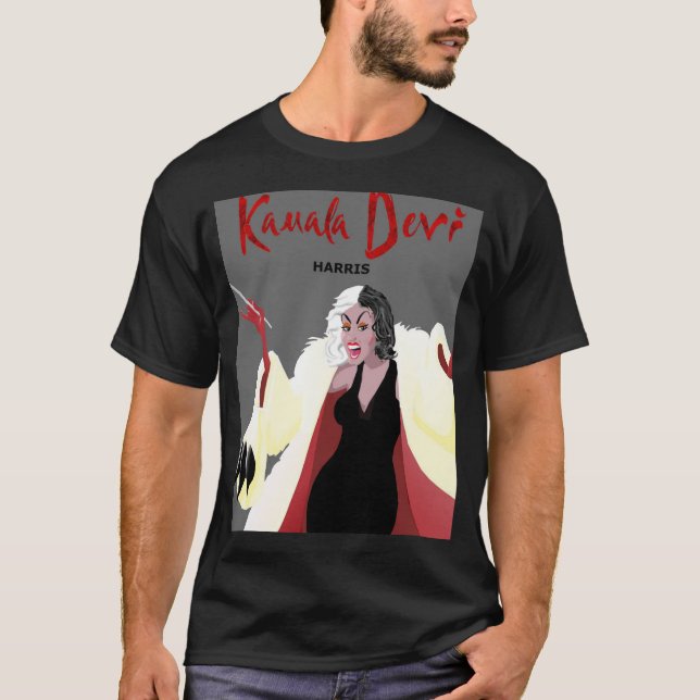 Kamala Devi Harris T Shirt (Framsida)