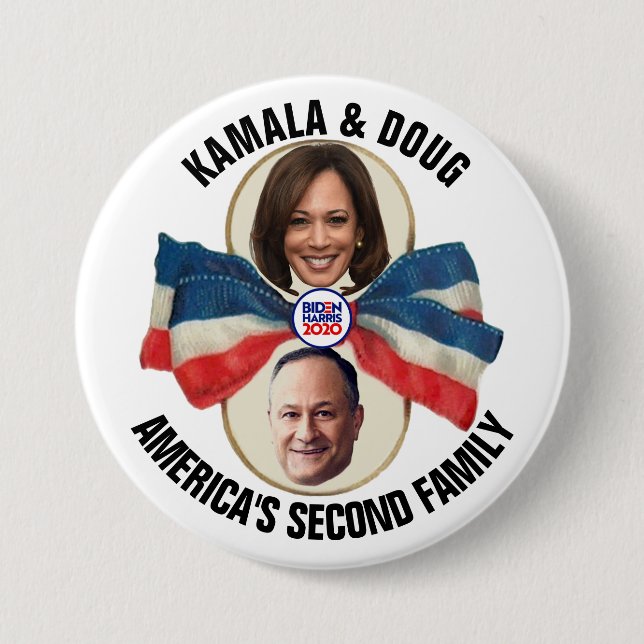 Kamala & Doug 2020 Knapp (Framsida)