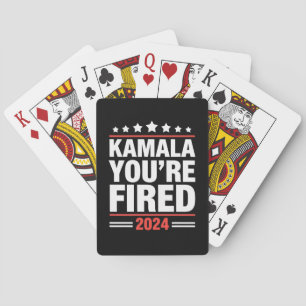 Kamala Du Är Avskedad Kamala Harris 2024 Casinokort