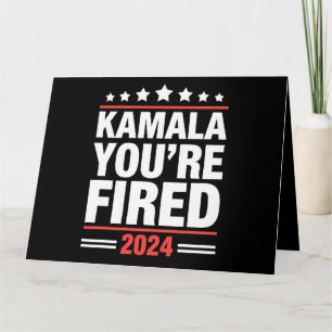 Kamala Du Är Avskedad Kamala Harris 2024 Kort