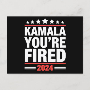 Kamala Du är avskedad Kamala Harris 2024 Vykort