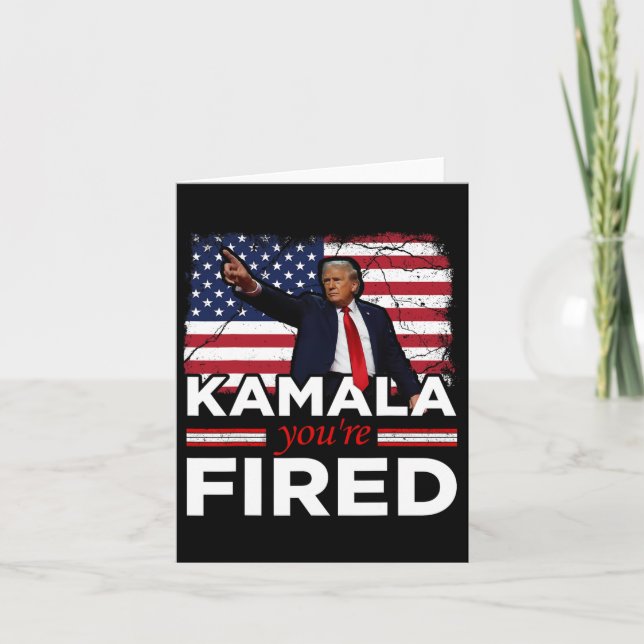 Kamala Du är Avskedad Roligt  Kort (Framsida)