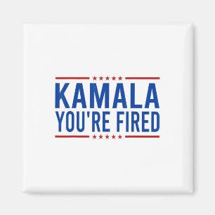 Kamala Du är Fired 2024 Funny Donald Trump Ssticka Magnet