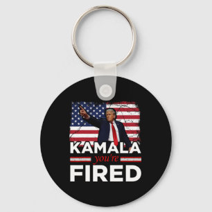 Kamala Du är Fired Funny Nyckelring