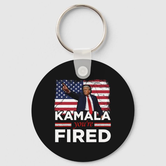 Kamala Du är Fired Funny Nyckelring (Framsida)