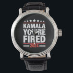 Kamala Du är Fired Kamala Harris 2024 Armbandsur<br><div class="desc">Kamala Du är Fired Kamala Harris 2024</div>