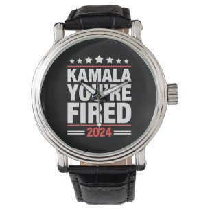 Kamala Du är Fired Kamala Harris 2024 Armbandsur