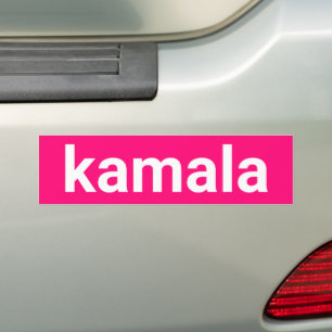 kamala enkel minimalistisk modern shock rosa bildekal