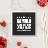 Kamala Få Amerika att skratta igen Amerikansk flag