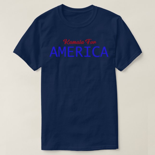 Kamala for America TShirt T Shirt (Design framsida)