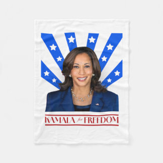 Kamala För Frihet 2024 Madame Vicepresident  Fleecefilt