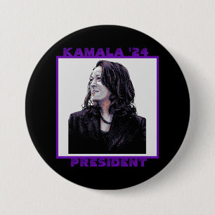 Kamala för president 2024 knapp