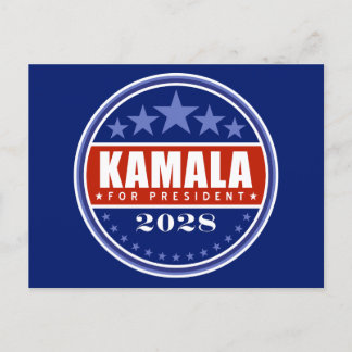 Kamala för president 2028 vykort