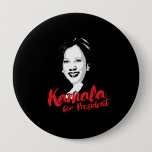 Kamala för presidenten - calligraphyen - knapp