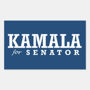 KAMALA FOR SENATOR REKTANGULÄRT KLISTERMÄRKE