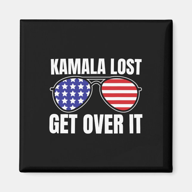 Kamala Förlorade Komma över Det Roligt Trump Seger Magnet (Framsidan)