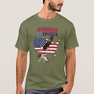 Kamala Funny America har talat Eagle USA T Shirt