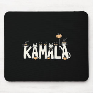 Kamala Halloween Katt Älskare Häxa Namn Design Musmatta
