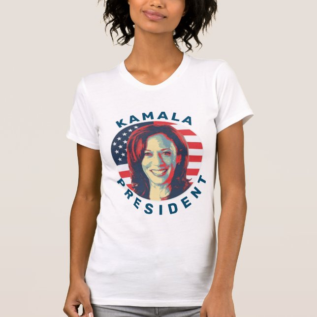 KAMALA HARIS PRESIDENT T SHIRT (Framsida)