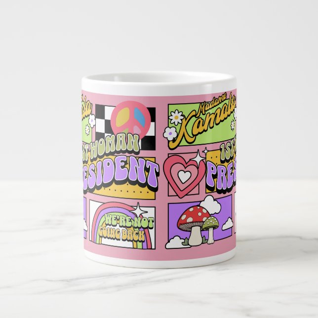 Kamala Harris 1st Woman President Inauguration Jumbo Mugg (Framsidan)