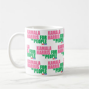 Kamala Harris 2020 AKA för folket belägger med Kaffemugg
