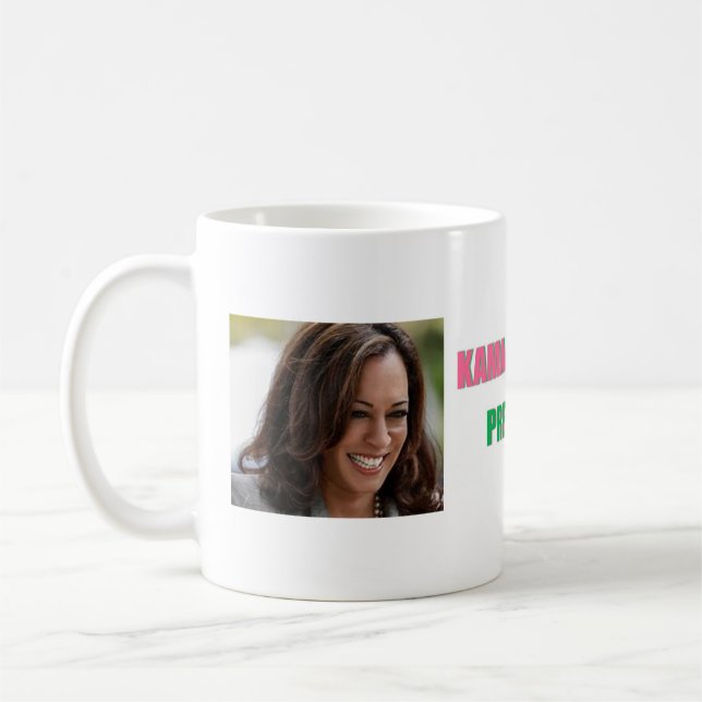 Kamala Harris 2020 AKA - Kamala Harris president Kaffemugg (Vänster)