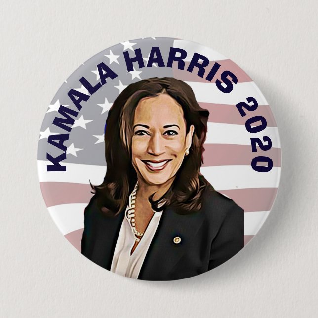 Kamala Harris 2020 Kandidat till presidentvalet Knapp (Framsida)
