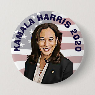 Kamala Harris 2020 Kandidat till presidentvalet Knapp