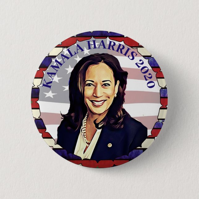 Kamala Harris 2020 Kandidat till presidentvalet Knapp (Framsida)
