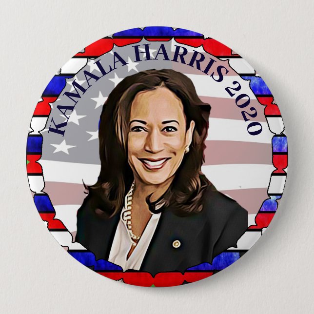 Kamala Harris 2020 Kandidat till presidentvalet Knapp (Framsida)