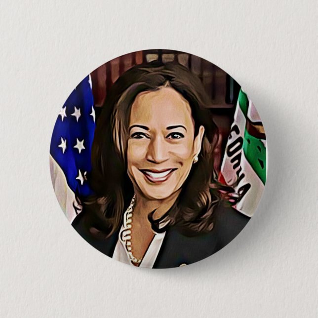 Kamala Harris 2020 Kandidat till presidentvalet Knapp (Framsida)