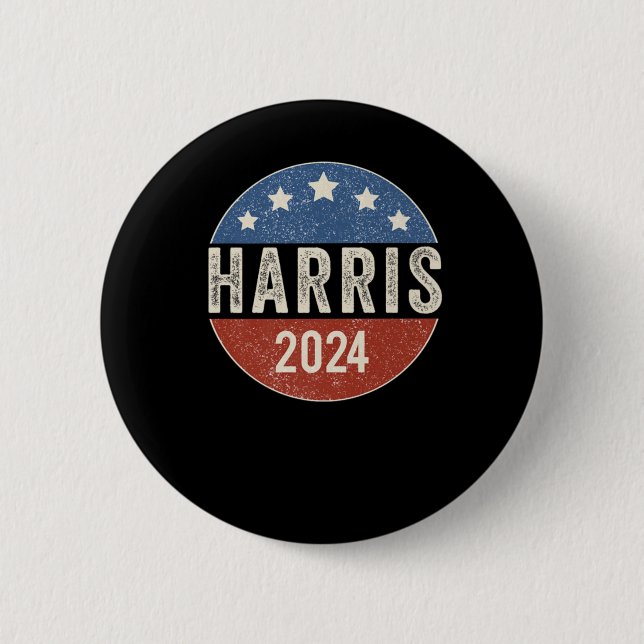 Kamala Harris 2024 1 Knapp (Framsida)