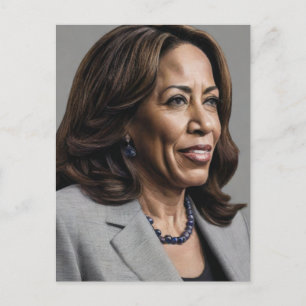 Kamala Harris 2024 1st Indian Black Melanin Sista Vykort