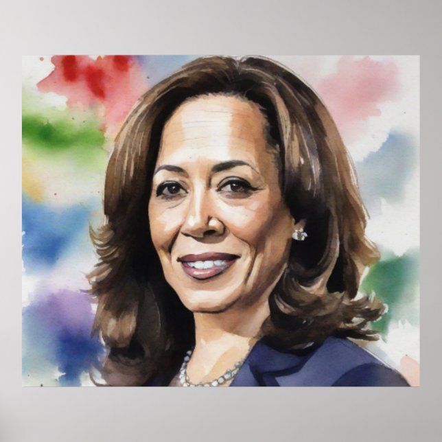 Kamala Harris 2024 är en svart kvinna Poster (Framsidan)