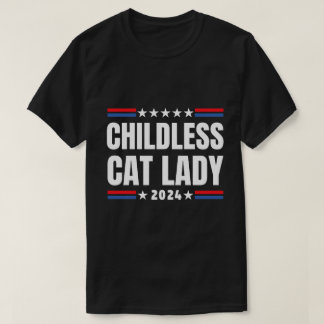 Kamala Harris 2024, barnamässig katt dam T Shirt